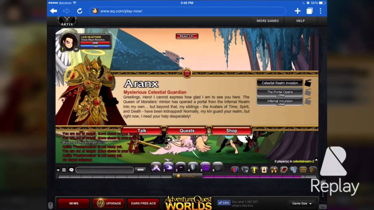 Celestial Realm - AQWorlds