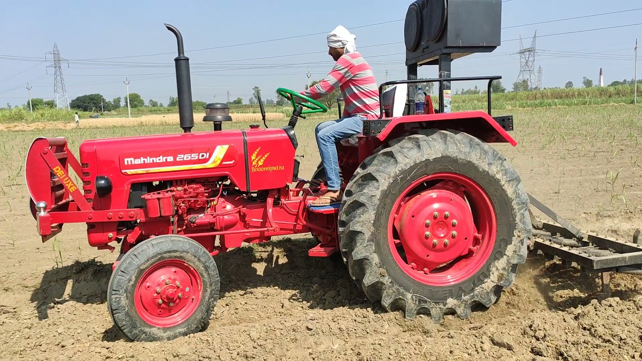 Mahindra 265 Di (power +) 9 Tyne Cultivator performance