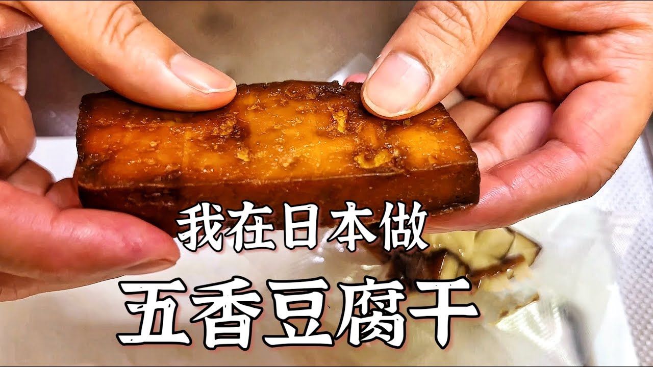 唇齿留香 自制「五香豆腐干」的视频教程 ｜Traditional  Sichuan Snack 