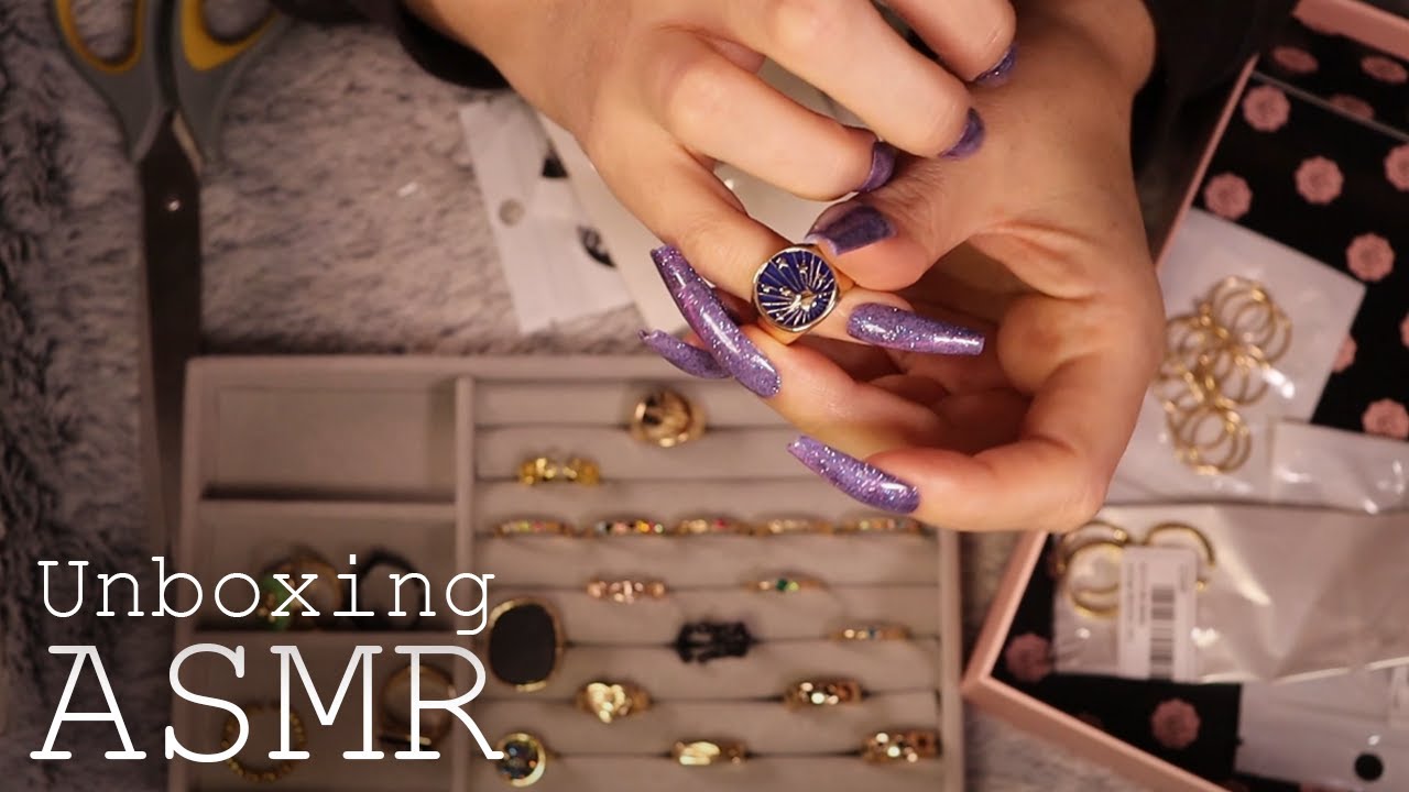 ASMR Jewelry organising, SHEIN haul (🎧 soft spoken, crinkles)