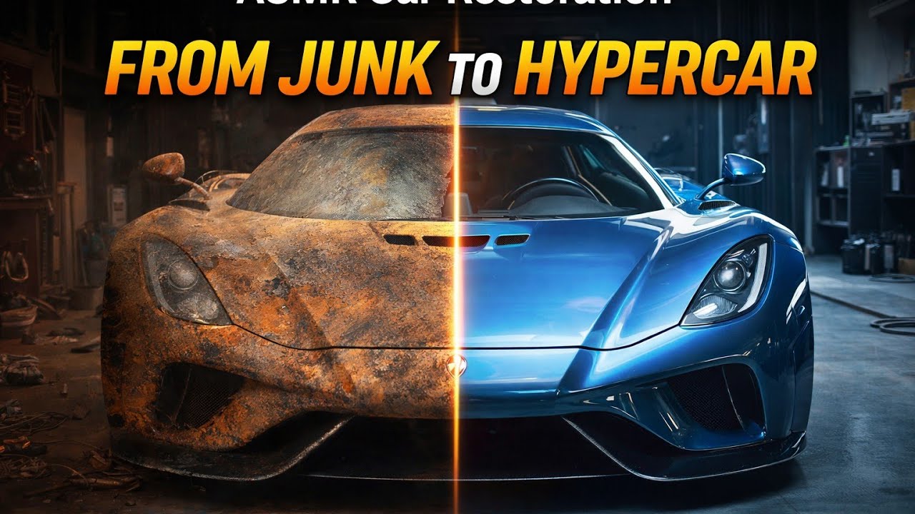 ASMR Car Restoration | Koenigsegg Regera From Total Wreck to Brand New