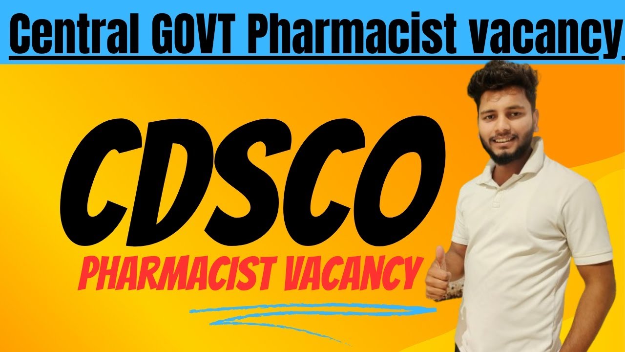 Professional Consultant at CDSCO| Central Drugs Standard Control Organisation Pharma Job