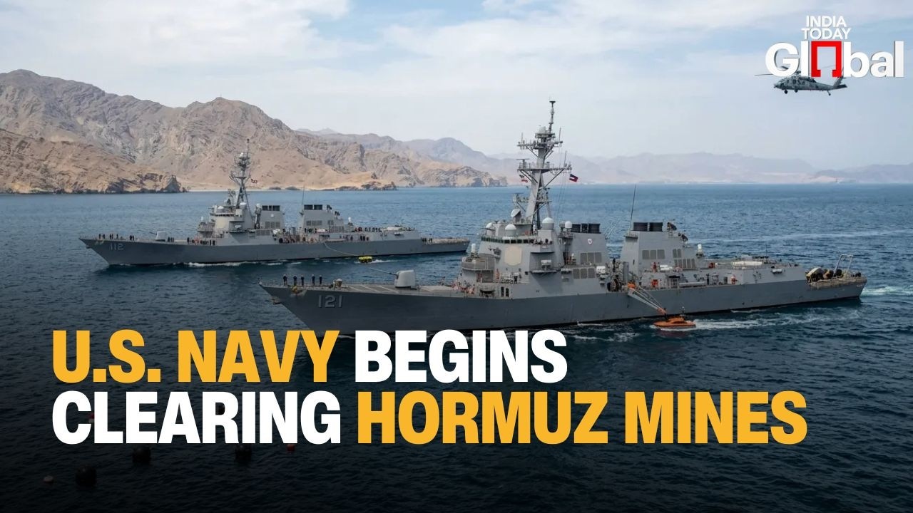 U.S. Destroyers Begin Mine-Clearing Ops in Hormuz as Ceasefire Talks Continue in Islamabad