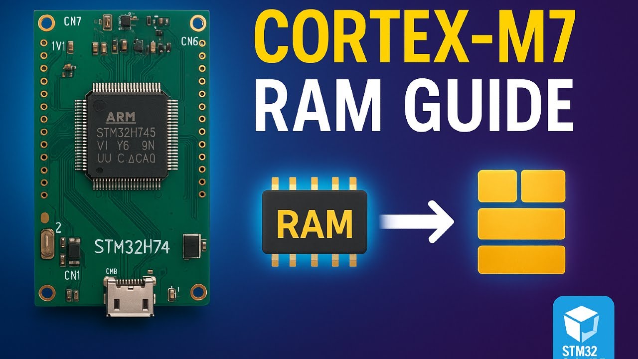 Освоение памяти STM32 Cortex-M7: типы ОЗУ, доступ к DMA и CubeIDE