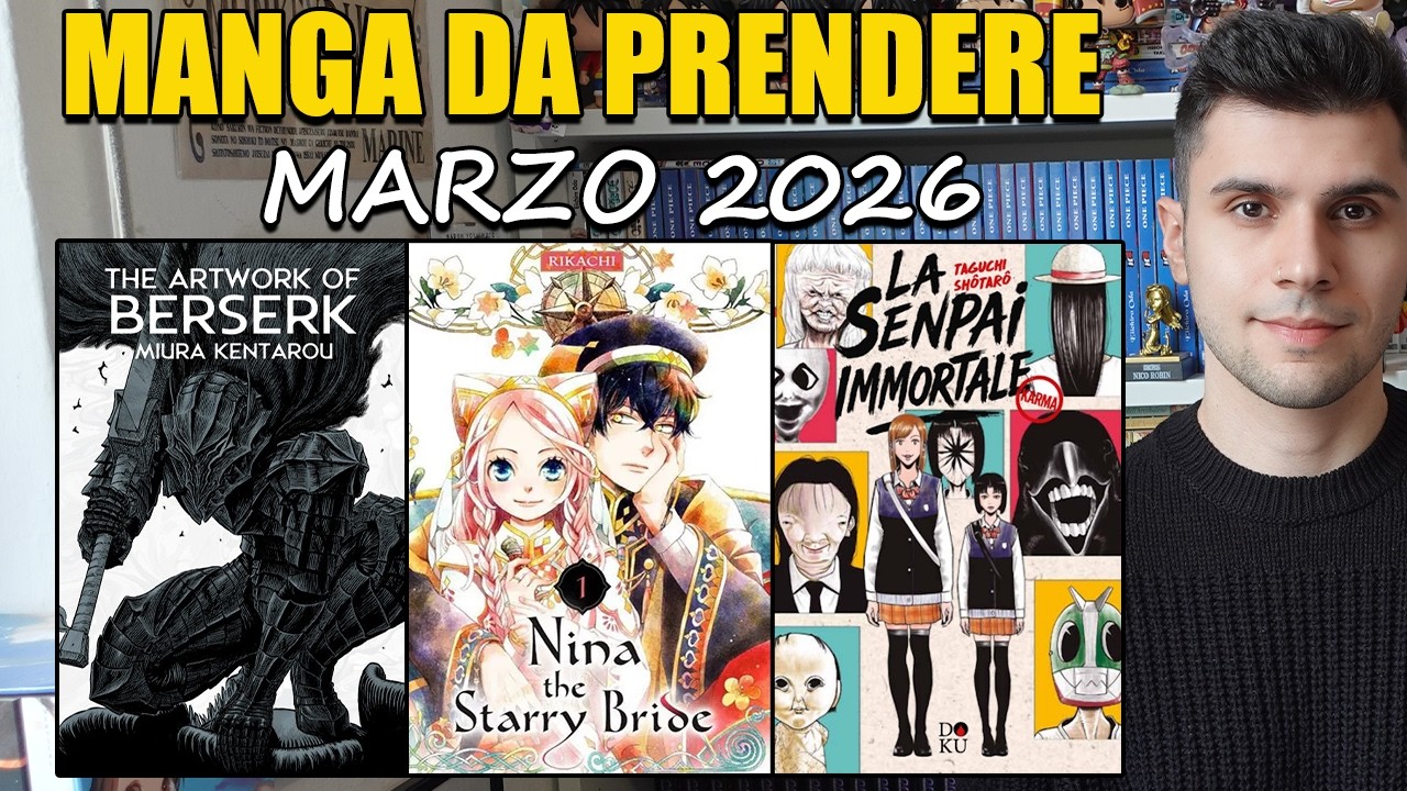 MANGA DA PRENDERE MARZO 2026