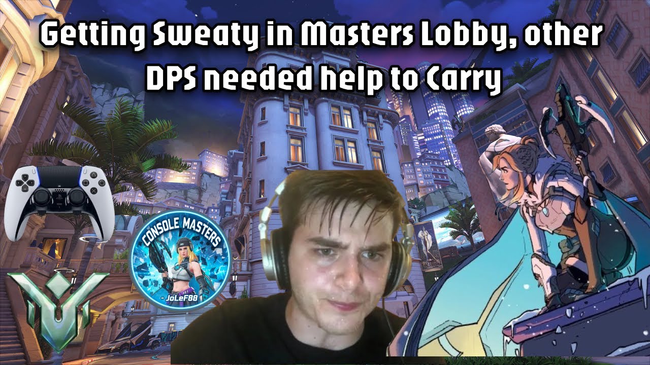When Your Other DPS Needs Help in a Sweaty Masters Lobby | JoLeF88 6v6 OW2