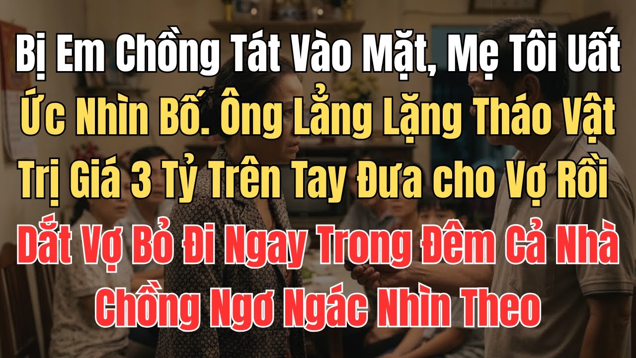 Bị Em Chồng Tát Vào Mặt, Mẹ Tôi Uất Ức Nhìn Bố. Ông Lẳng Lặng Tháo Vật Trị Giá 3 Tỷ Trên Tay Đưa ...