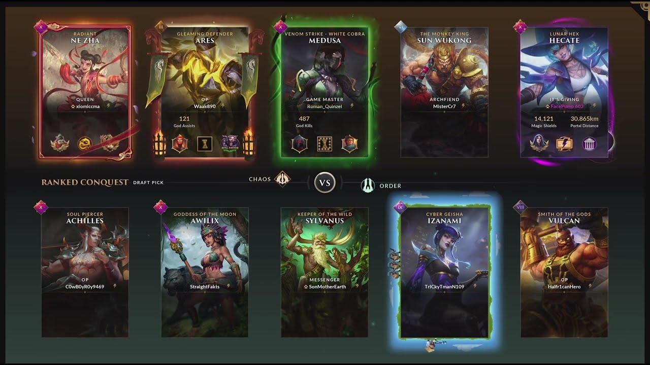 SMITE 2 Ranked Platnium Ne Zha Jungle