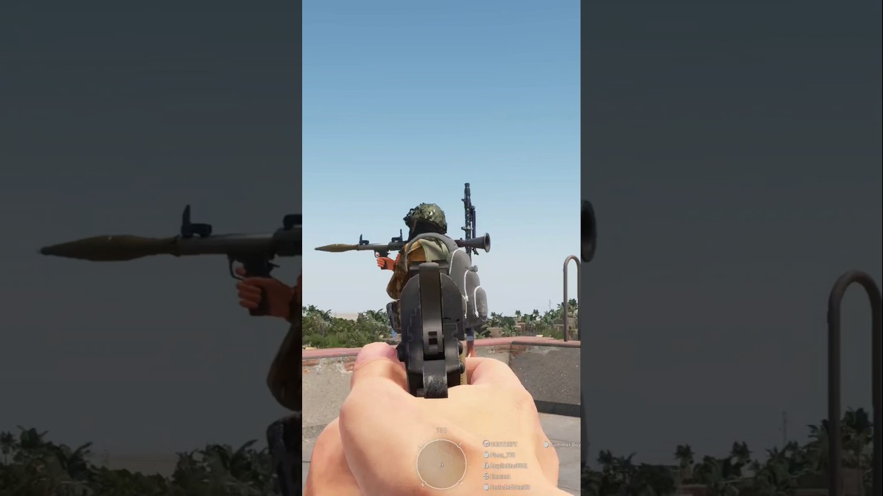 Hey, Terrorist...behind you. 🤭 #armareforger #arma3