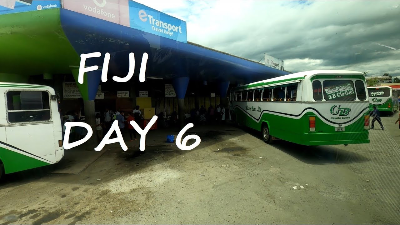 Fiji 斐濟 Day 6 - Chill 5 hour Bus Ride from Lautoka to Suva!! 巴士浪漫