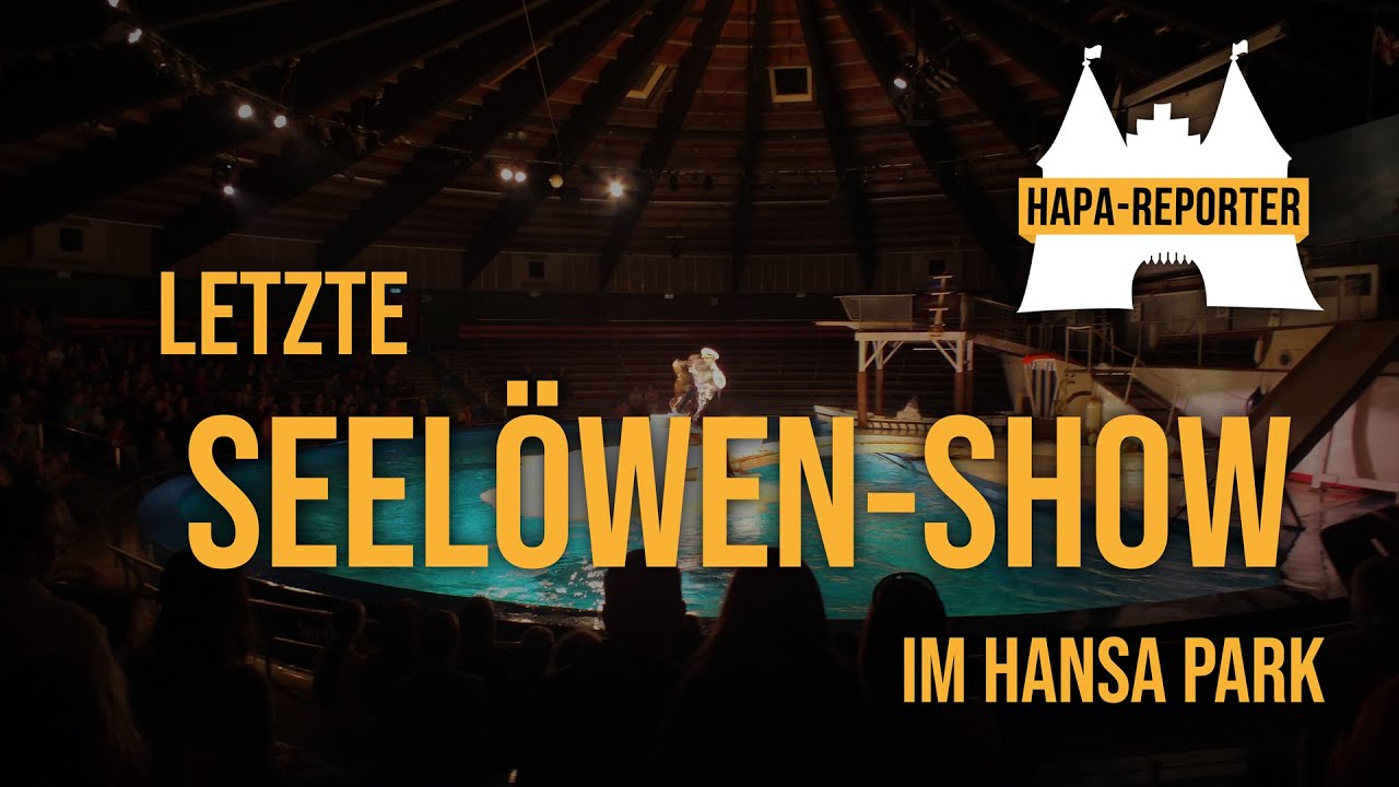 Letzte Seelöwen-Show von John Burke im HANSA-PARK am 29.10.2017