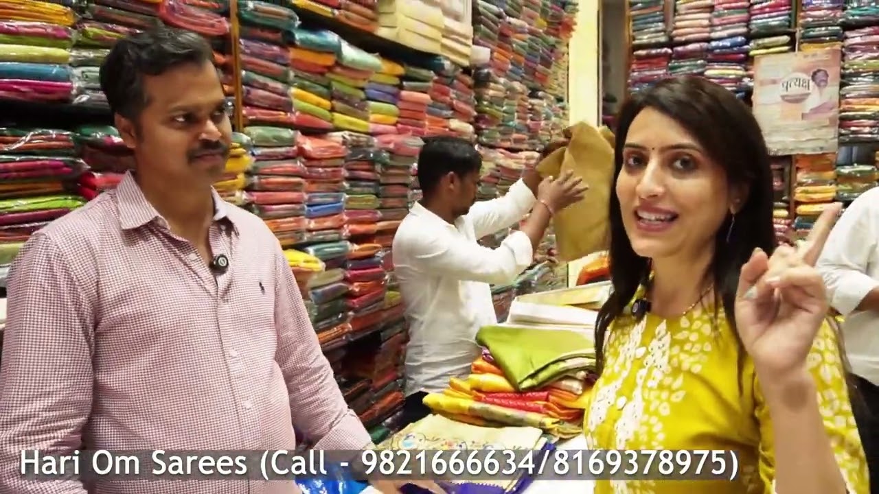 Aari Work Collection now in Hari Om Sarees Dadar West Wholesale Rates Shop Now!