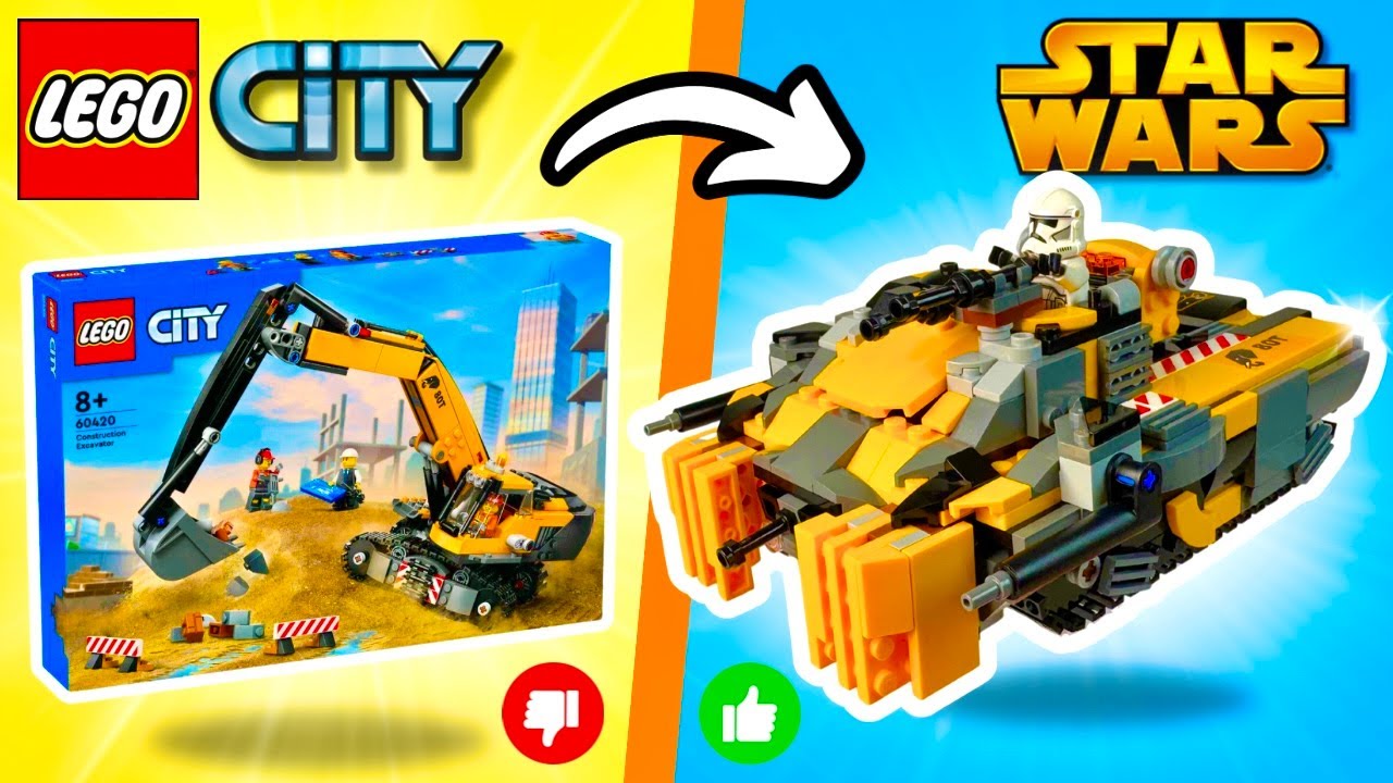 Turning LEGO City Sets Into Star Wars Vehicles