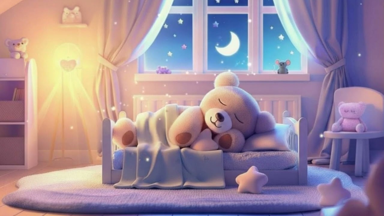 Sleepy Teddy Lullaby 🧸 Gentle Bedtime Music for Babies & Toddlers