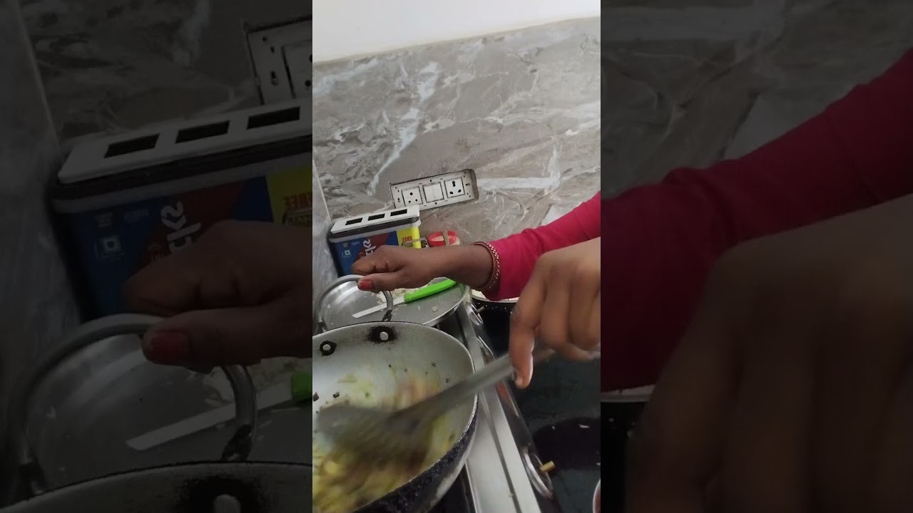 Aaj Maine gobhi gobhi ki dental aur aalu ki sabji ko mix karke banaya hai #ViralCooking #DesiTaste 