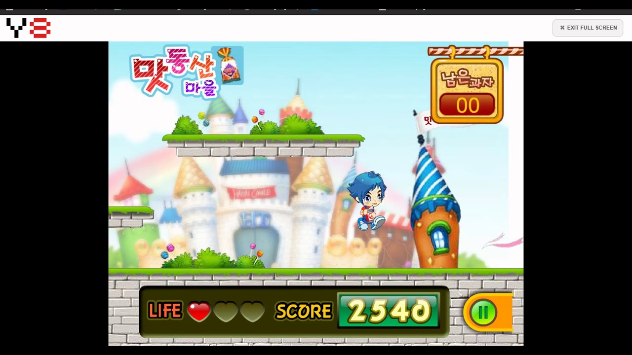 Y8 Games Candy Mission | 세균 들을 잡아라 세균 박멸