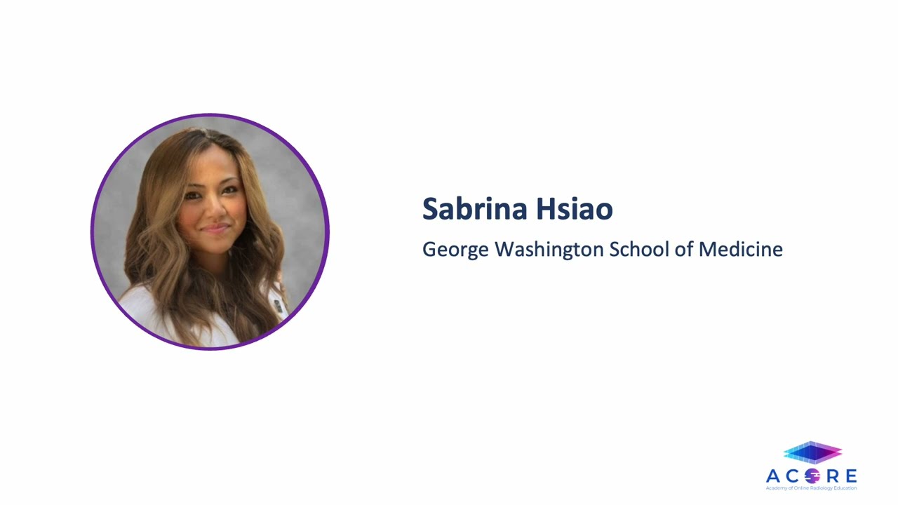 Gastrointestinal Imaging (Sabrina Hsiao, BA – LI-RADS in Noncirrhotic CHC)