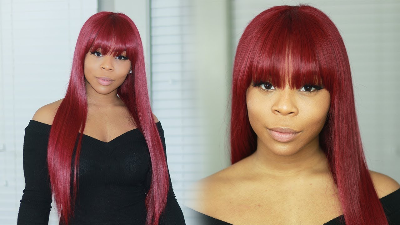 How to Cut Your Bangs on a Frontal Like a Pro in 1 EASY STEP | YSWIGS