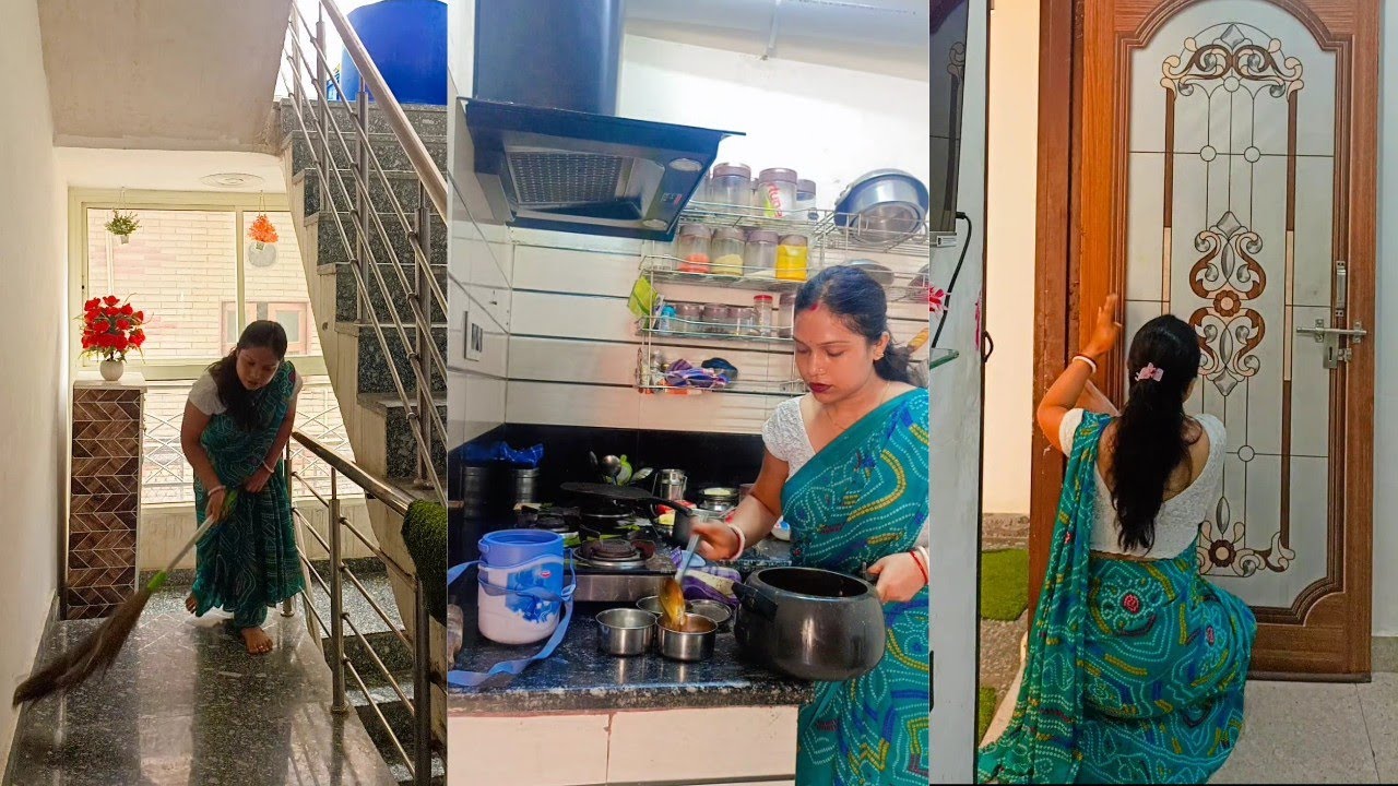 🤔 इस ट्रिक 💁‍♀️ से  रोज घर 🏠 के एक ही काम को खुश🥰 हो कर करें  🌅 घर गृहस्थी 