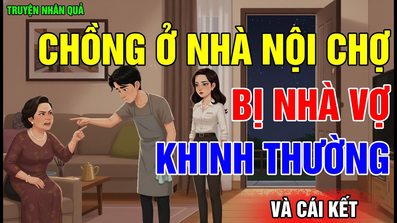 Chuyện Nhân Quả: Chồng Ở Nhà Nội Chợ, Bị Cả Nhà Vợ Khinh Thường, Và Cái Kết