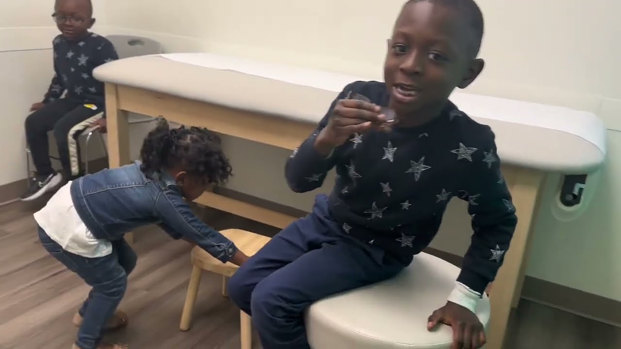 Kids annual check up at the Pediatrician