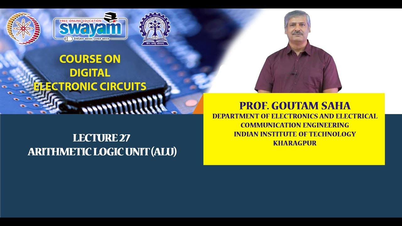 Lecture 27: Arithmetic Logic Unit (ALU)