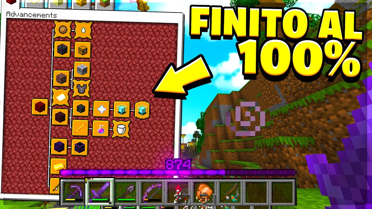 COMPLETO TUTTI GLI ADVANCEMENTS DI MINECRAFT 1.16 IN UN SOLO VIDEO!