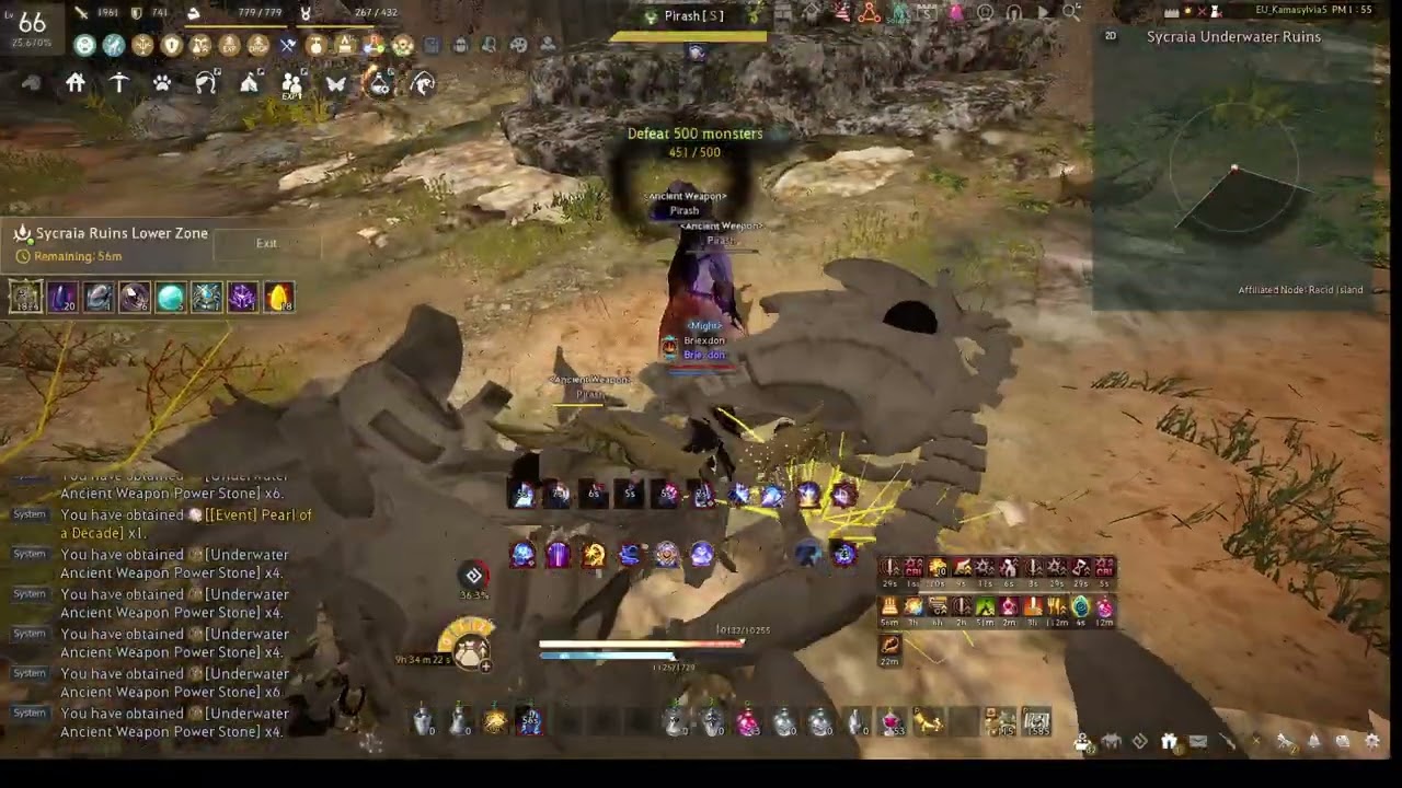 BDO - Sage Succession - 13.2k/h - Sycraia Underwater Ruins ( Lower ).