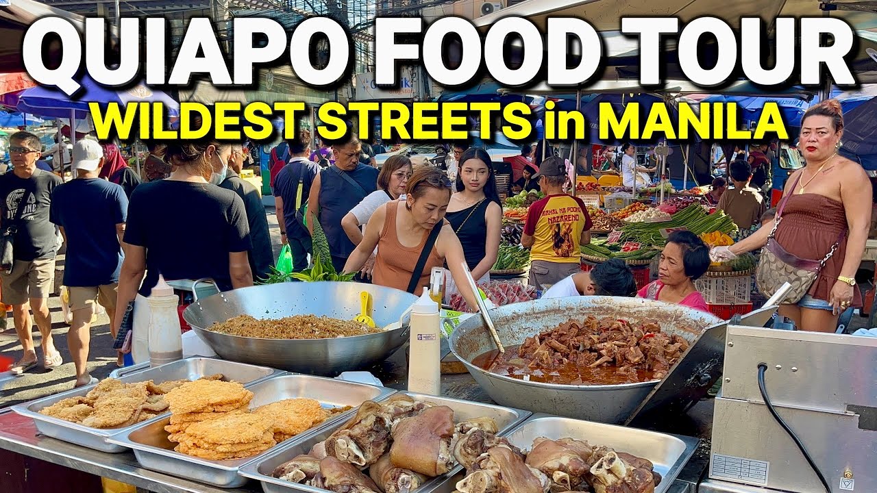 Philippines INSANE QUIAPO Streets & Food Tour 2026 🇵🇭 This Is MANILA&rsquo;s Wildest Market!