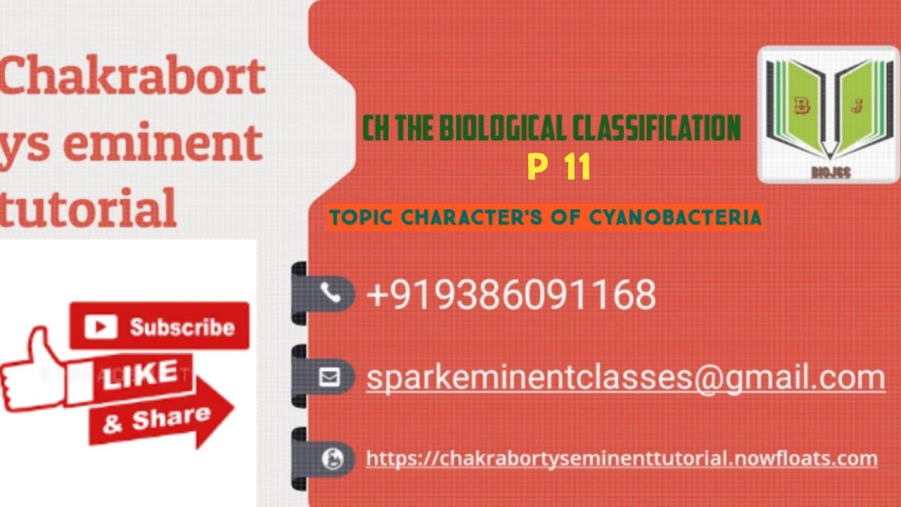THE BIOLOGICAL CLASSIFICATION