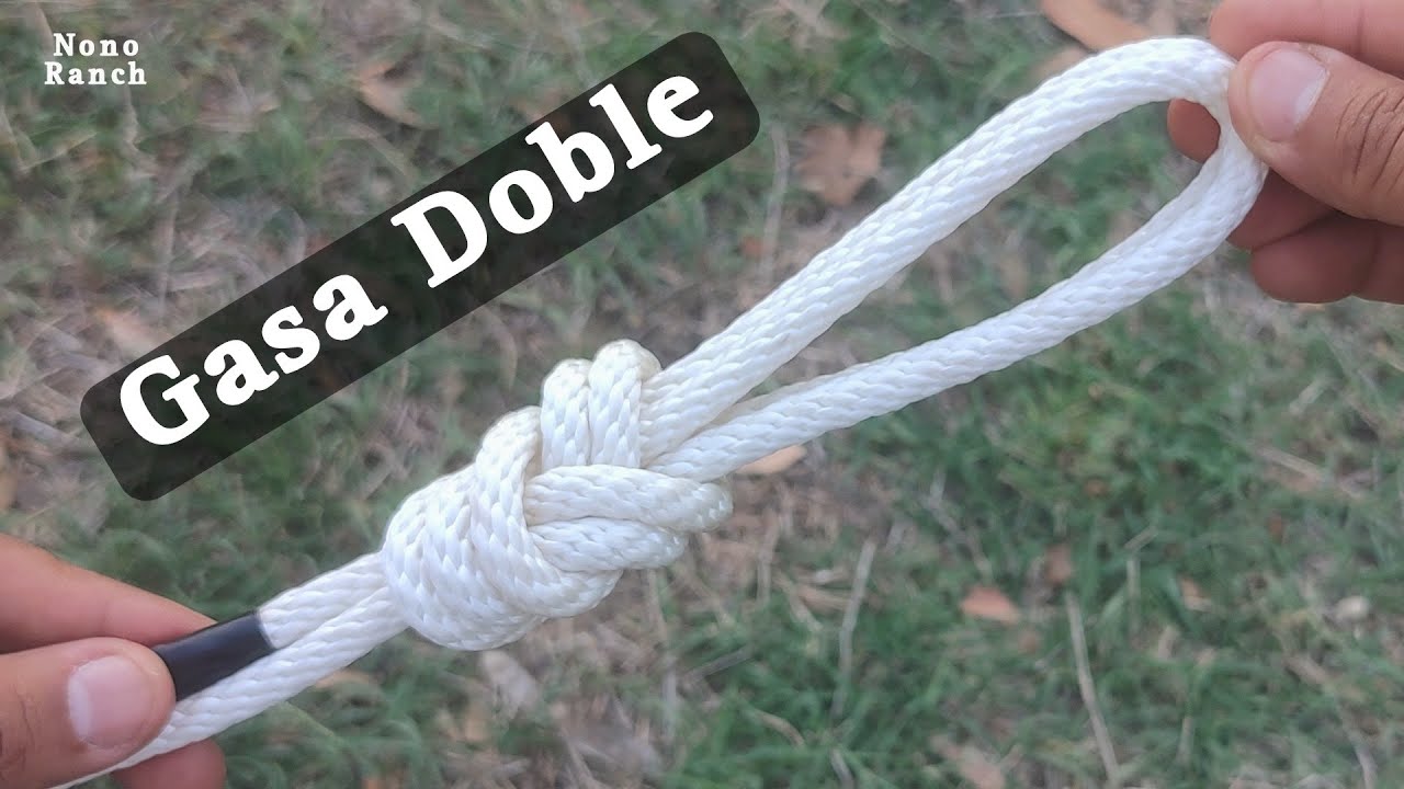 Cómo hacer una Gasa Doble con Nudo de Ocho