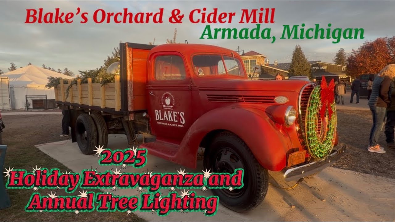 Blake’s Orchard and Cider Mill in Armada, Michigan for the 2025 Holiday Extravaganza