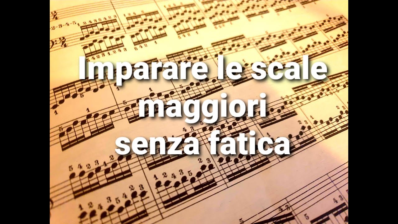 Imparare le scale maggiori (e i modi) senza fatica