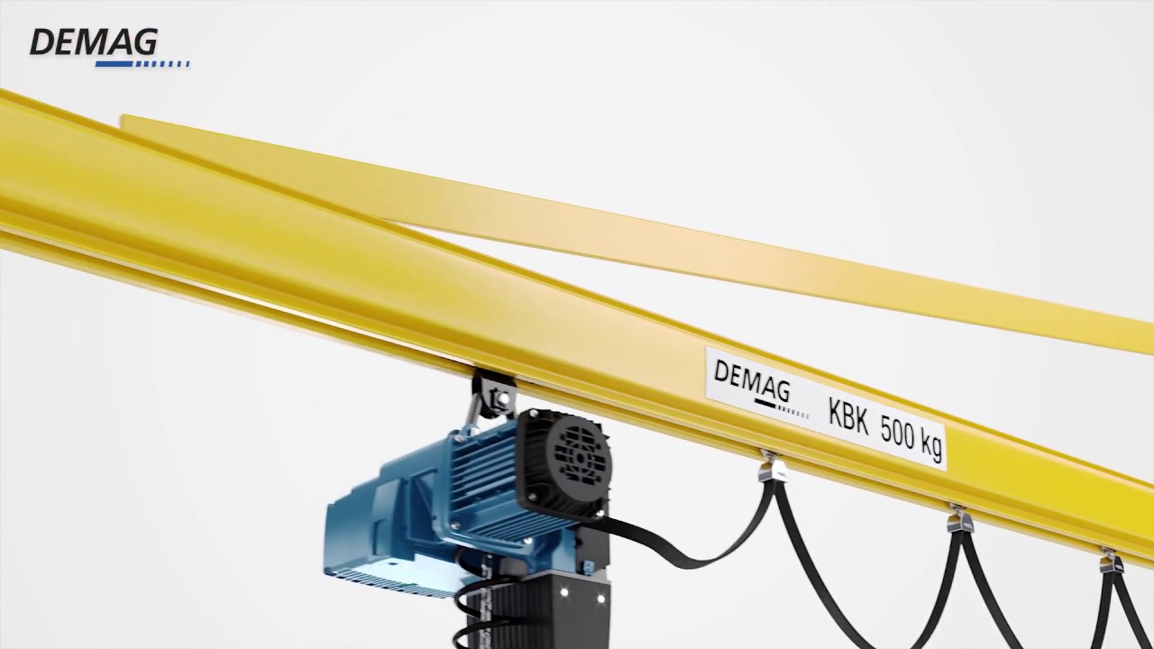 Demag KBK light crane system | Switch to improved productivity and ergonomics