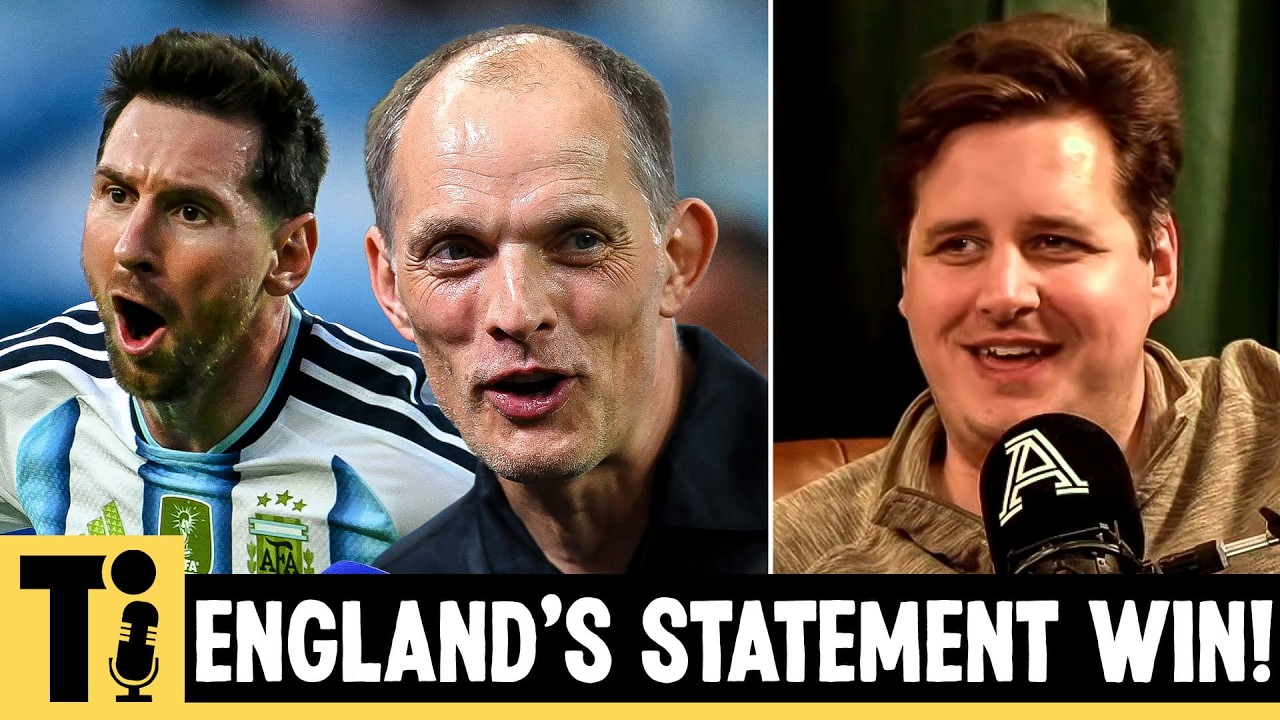 England statement win & Messi vs Ronaldo | Tifo Podcast Live