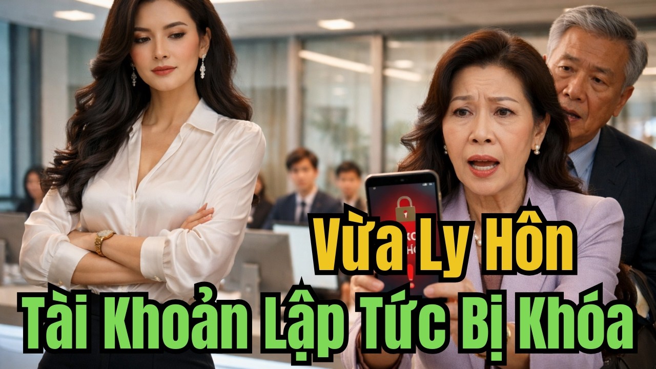 Vừa Mới Ly Hôn Xong, Tôi Nghe Lời Mẹ Rút 1.000, Mẹ Chồng Vội Mua Biệt Thự Thì Tài Khoản Bị Khóa