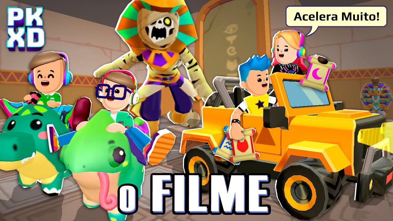 😱 O FILME - Todos Contra a MÚMIA do FARAÓ no PK XD