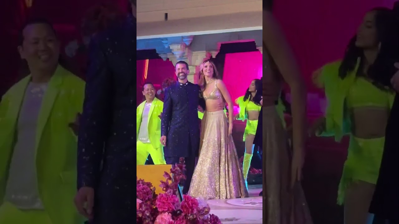 Donald Trump Jr Spotted Dancing at Billionaire's Star-Studded Wedding in India