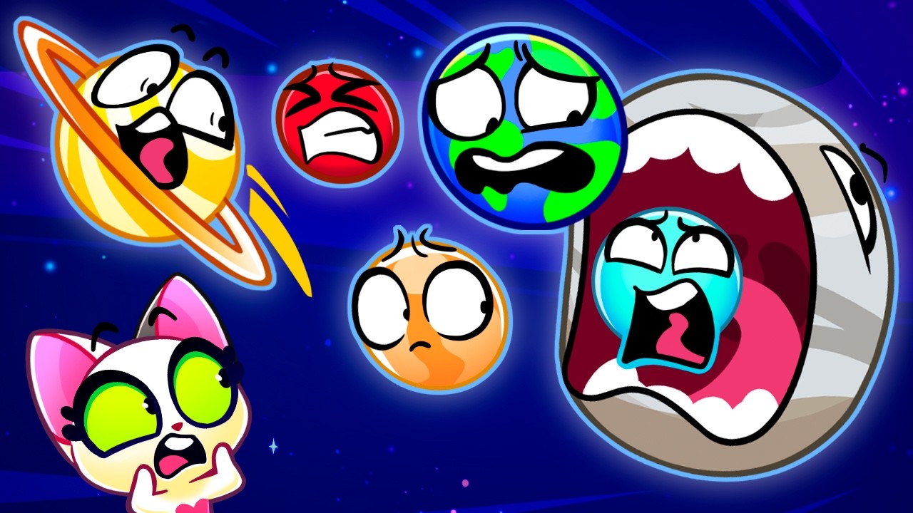 Planetas Zombi Hambrientos | Tamaños de los Planetas | Sistema Solar | Historias Útiles | Purr-Purr