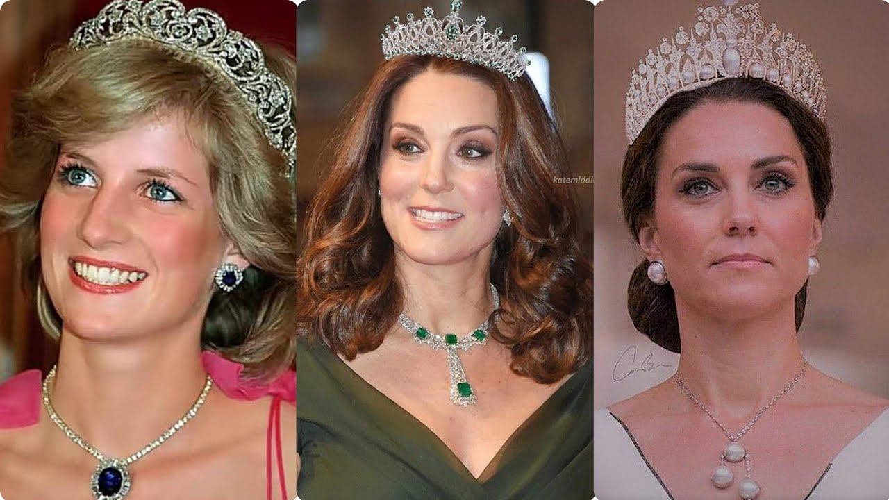 Princess Diana# Vs Princess kate Middleton Top Jewellery similarities 