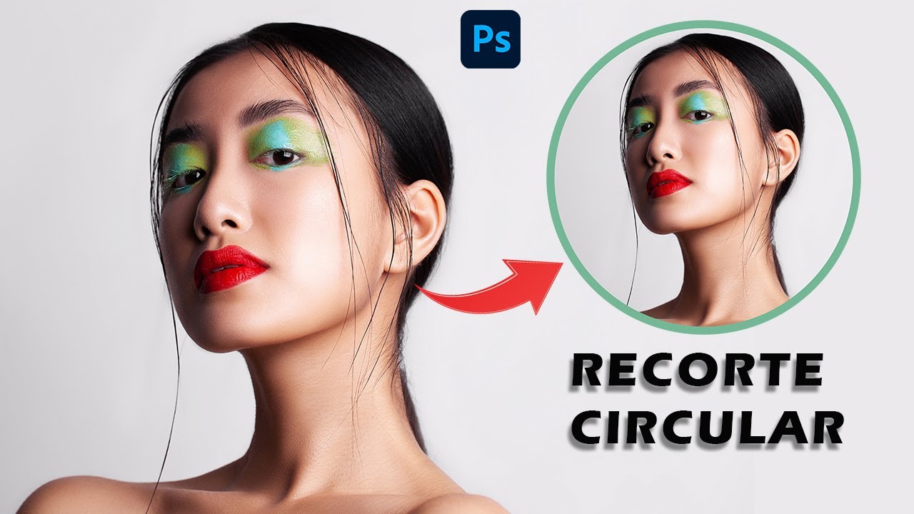Hacer un recorte circular perfecto con Photoshop.