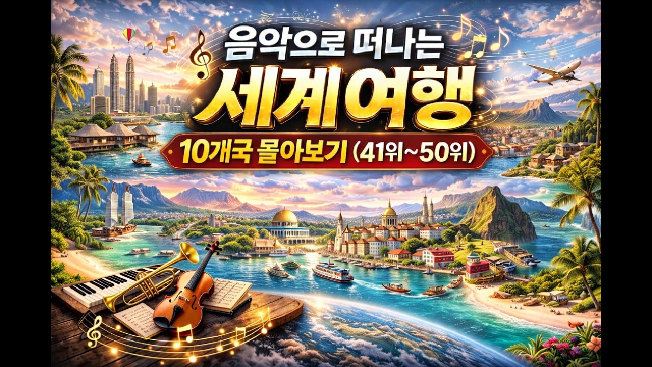 음악으로 떠나는 세계여행 - 10개국 몰아보기(41위 ~ 50위)