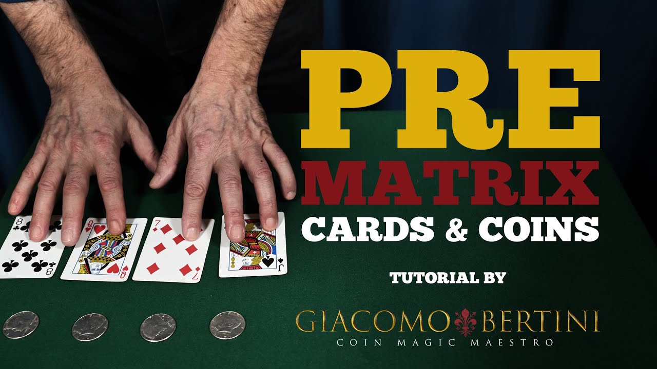 PREMATRIX - Cards & Coin Magic - TUTORIAL by Bertini