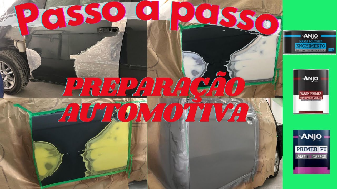 APRENDA PREPARAÇÂO AUTOMOTIVA | MASSA E PRIMER NA PINTURA AUTOMOTIVA | APRENDA APLICAR WASH PRIMER