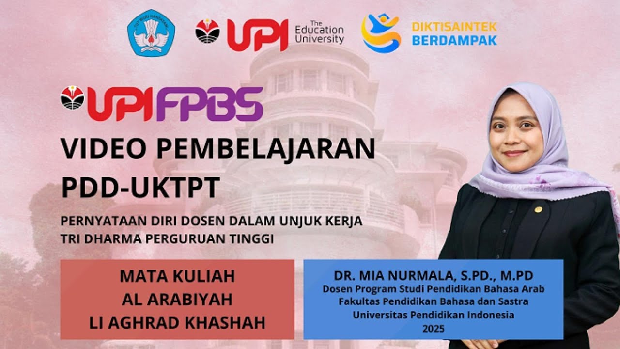 PDD-UKTPT BIDANG PENGAJARAN | SERDOS 2025 I UNIVERSITAS PENDIDIKAN INDONESIA I MIA NURMALA