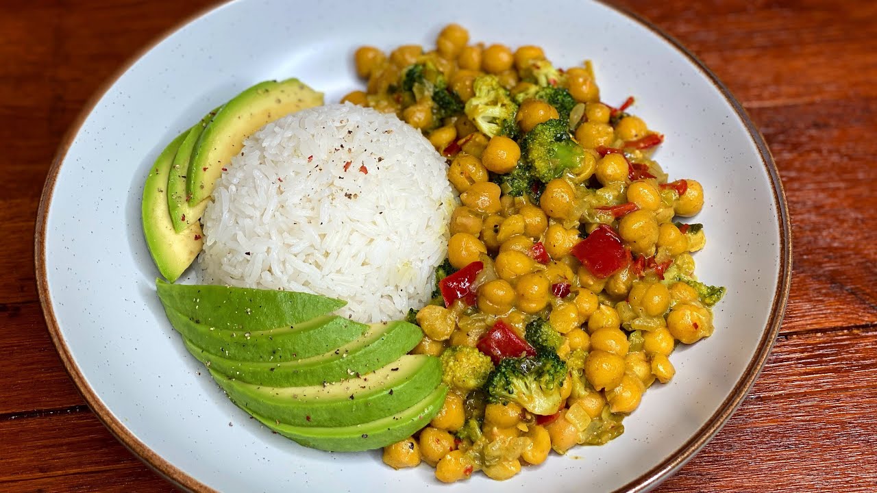I never get tired of eating this dish❗️ Delicious chickpea curry