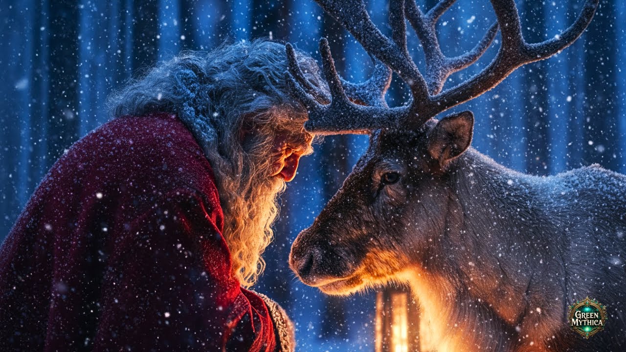 When Santa Rides the Winter Sky ❄️🎁| Christmas Fantasy Music & Art