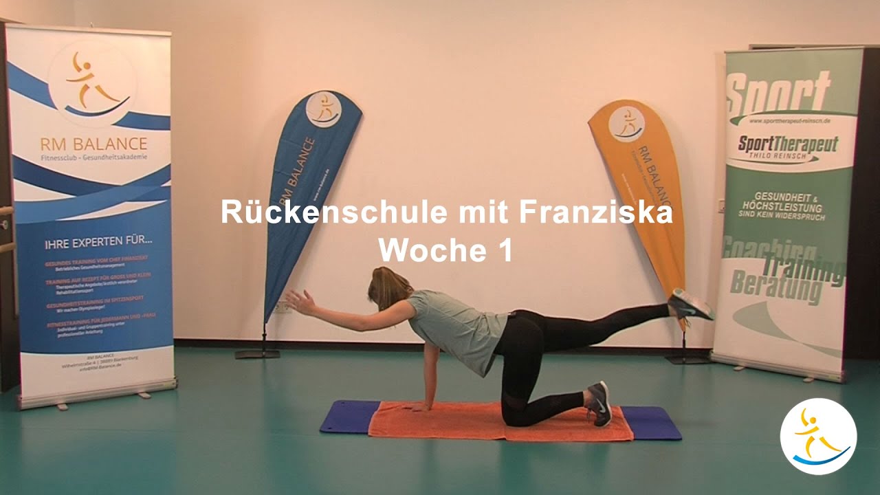 Gesunder Rücken mit Franziska, Woche 1