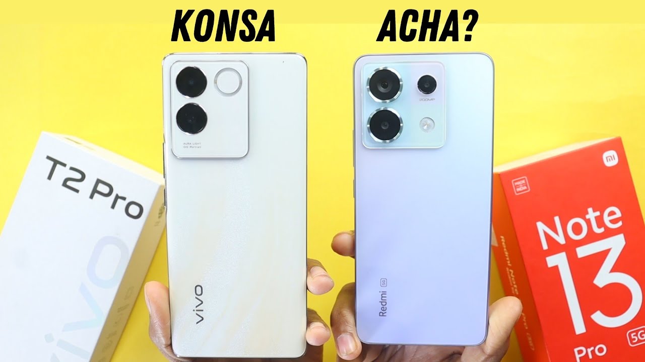 Redmi Note 13 Pro vs Vivo T2 Pro Full Comparison - Which is the best?