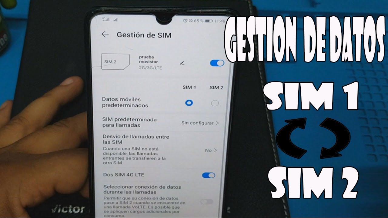 Как управлять данными с SIM 1 на SIM 2 / Android